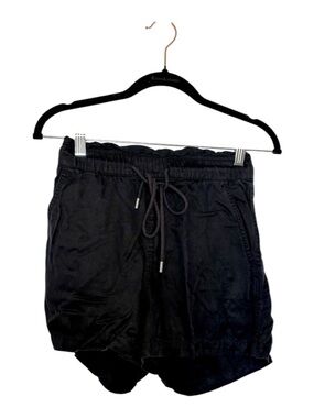 LOFT Black Casual Drawstring Shorts
